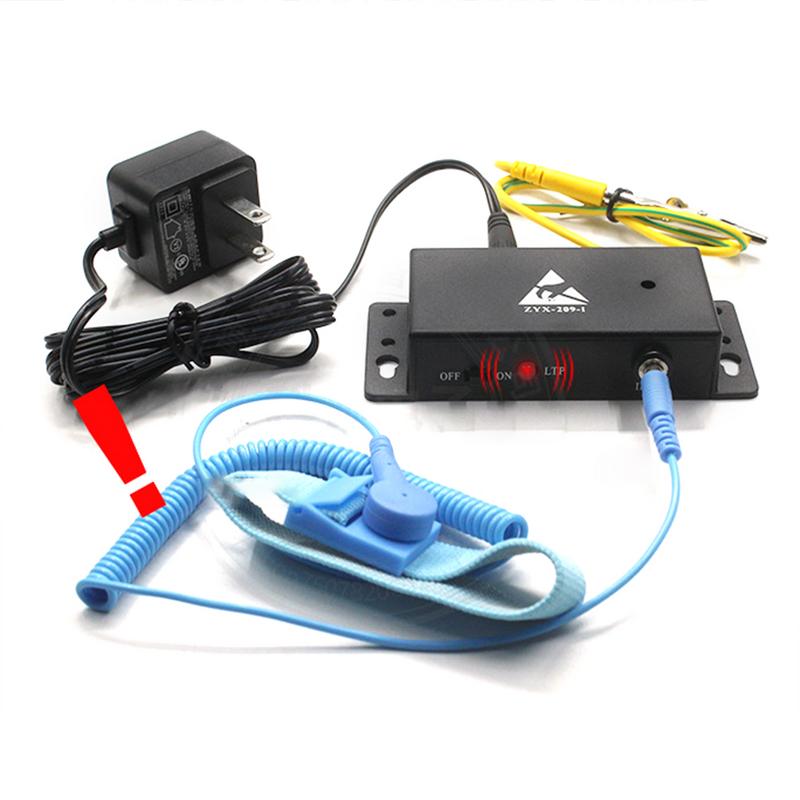 Diy Electronics Online - 自動アラーム帯電防止リストストラップテスター,オンラインモニター,1つの出力,電子esdメーター