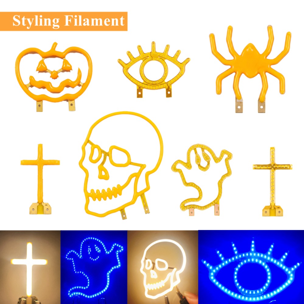 Diy Halloween Electronics - 1/2 個 3V LED フィラメント発光 DIY