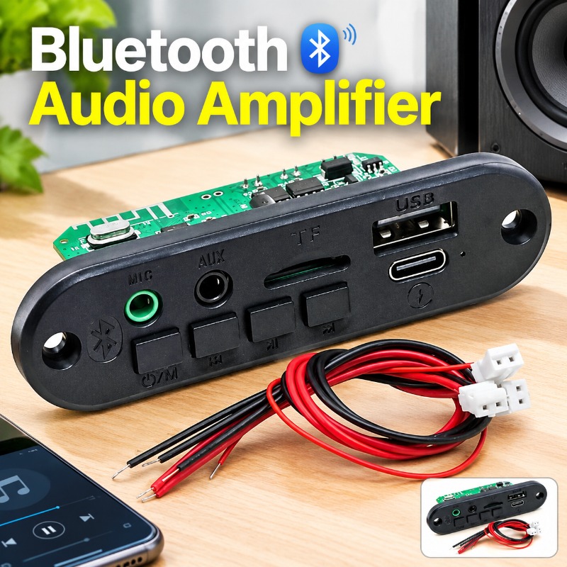 Diy Electronics Wire - Bluetoothモジュール、スピーカーアンプ基板、PCBA回路基板、オーディオデコーディング配線基板、手作りスピーカー、DIY電子工作