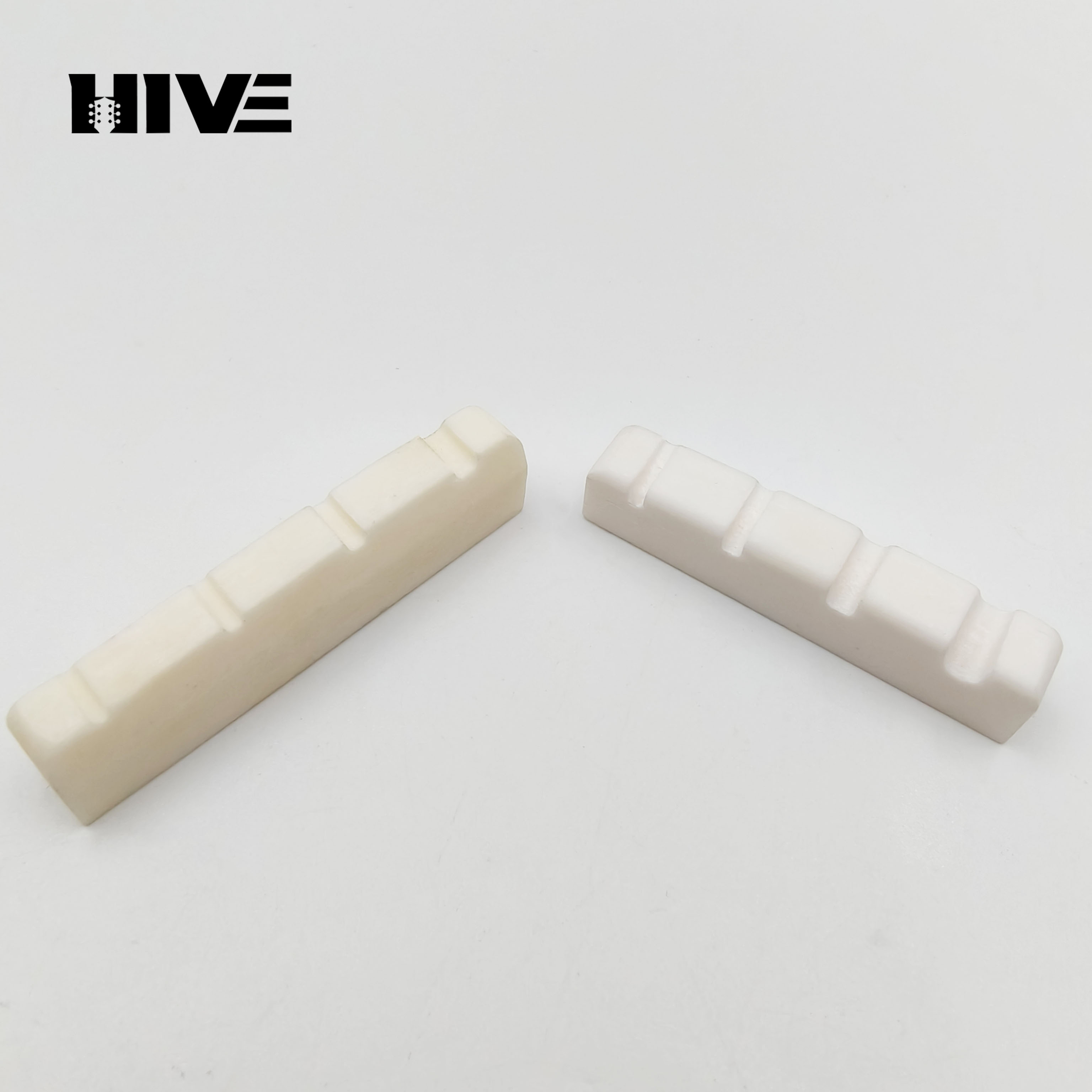 Diy Guitar Electronics - 卸売厚みのあるタイプのエレキベースナット牛骨38MM/42MM 4/5弦エレキギターナット高品質交換部品用