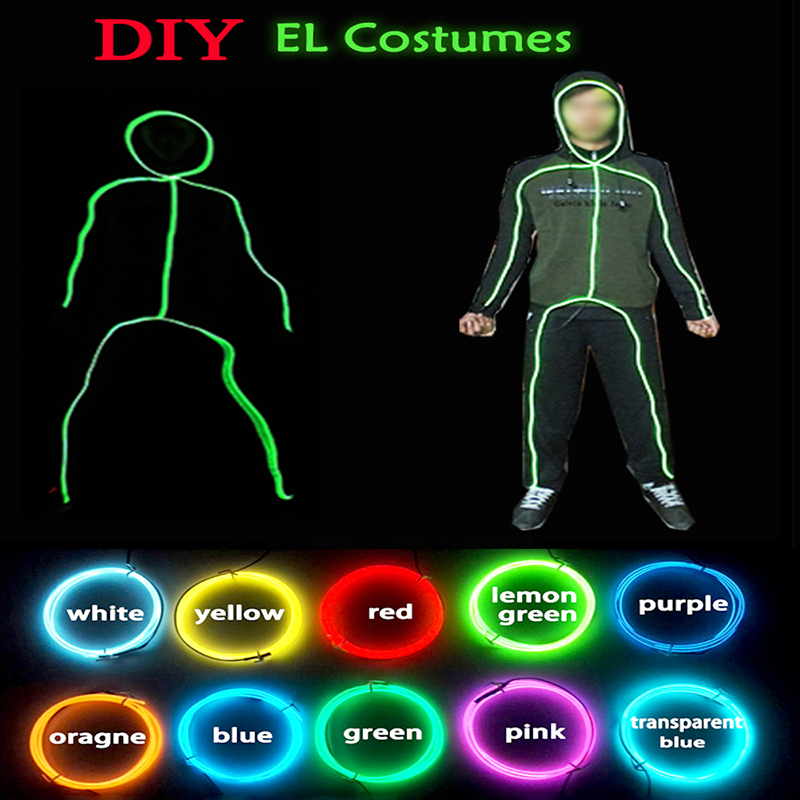 コスプレマッチ棒人形コスチュームDIY光るコスチューム素材電 - Diy Electronics Wire のレビューと価格
