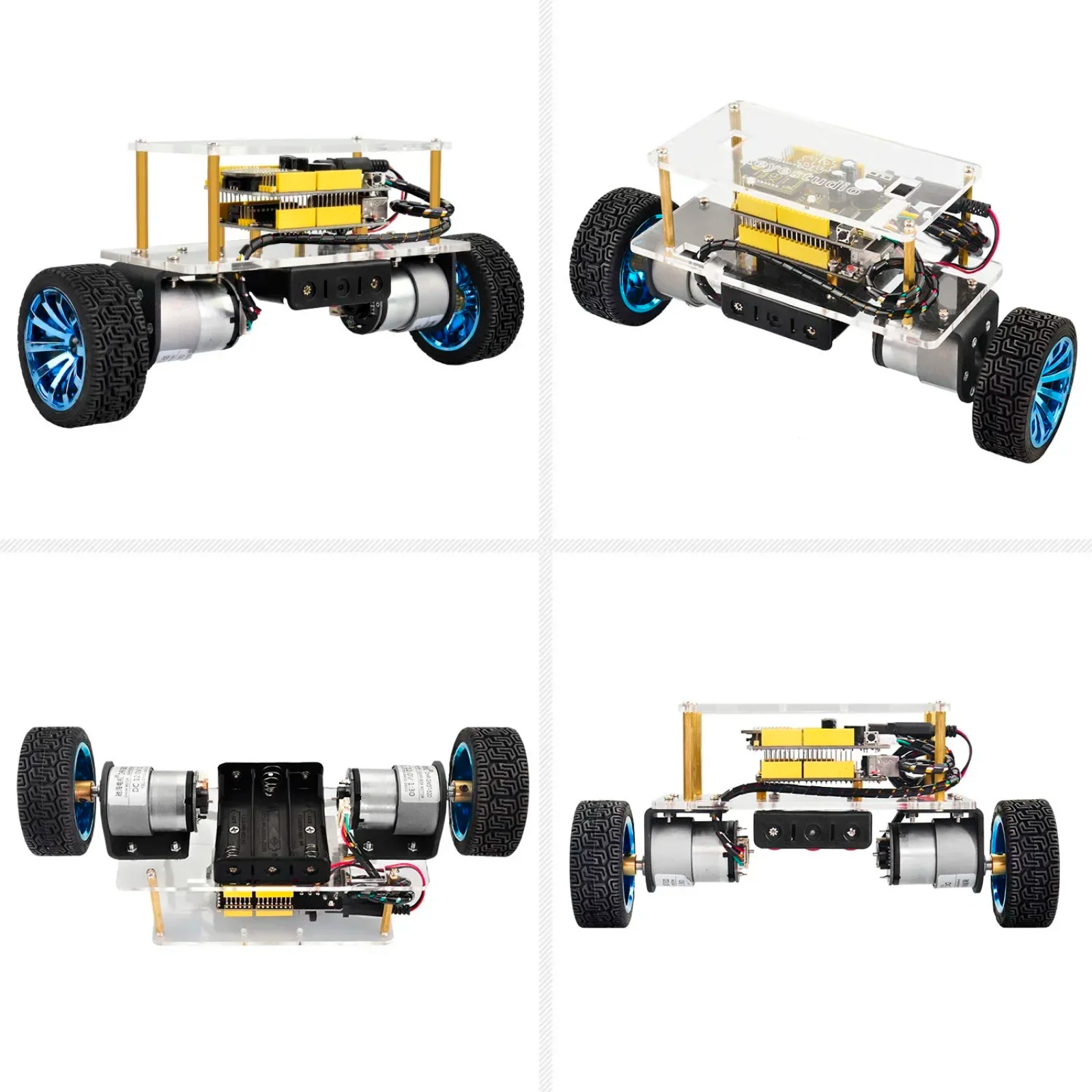 マイクロコントローラー用セルフバランスロボットカーキット - - Diy Electronics Projects For Kids のレビューと価格