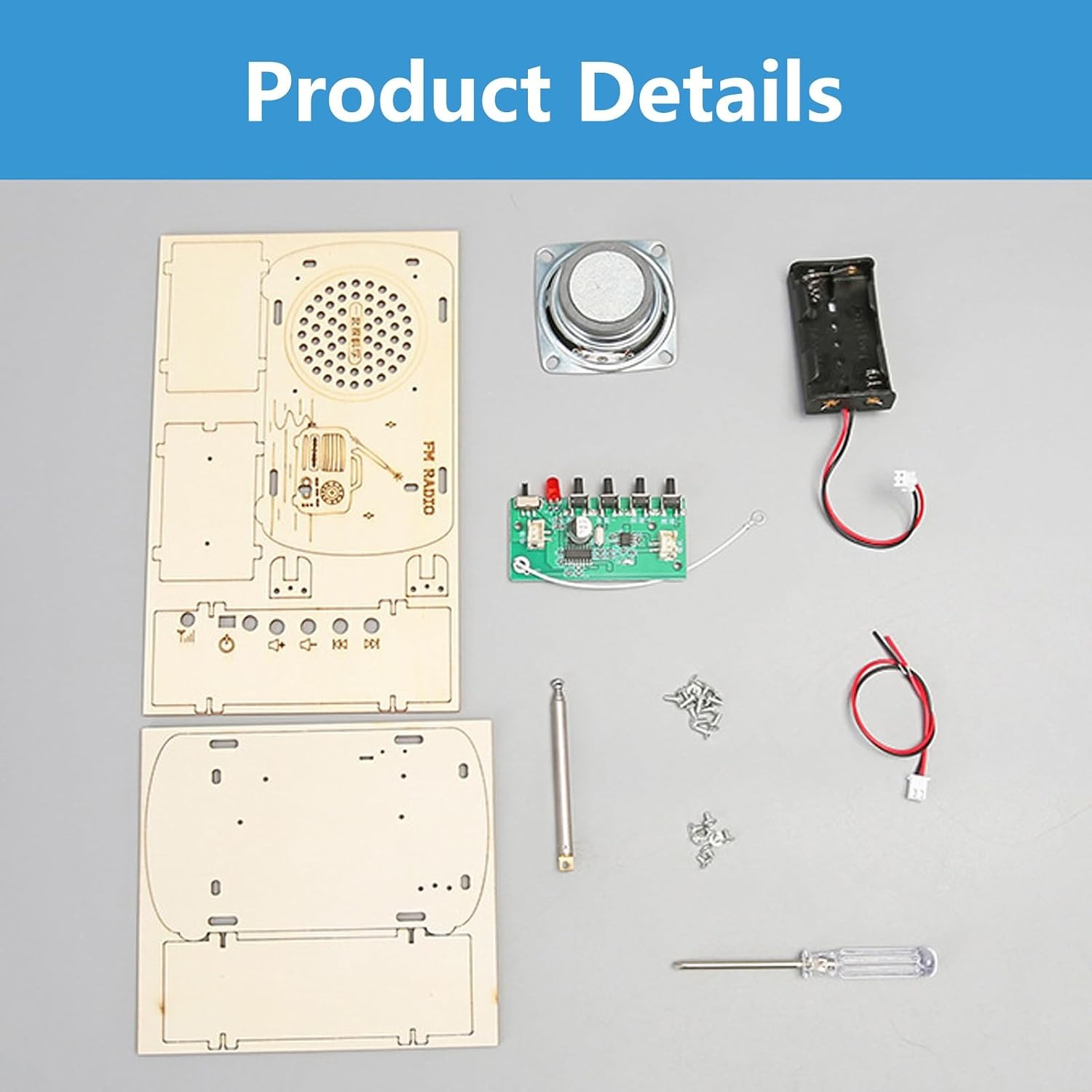 子供向けFMラジオキット、STEMプロジェクト、科学おもちゃ - Diy Electronics Projects For Kids のレビューと価格