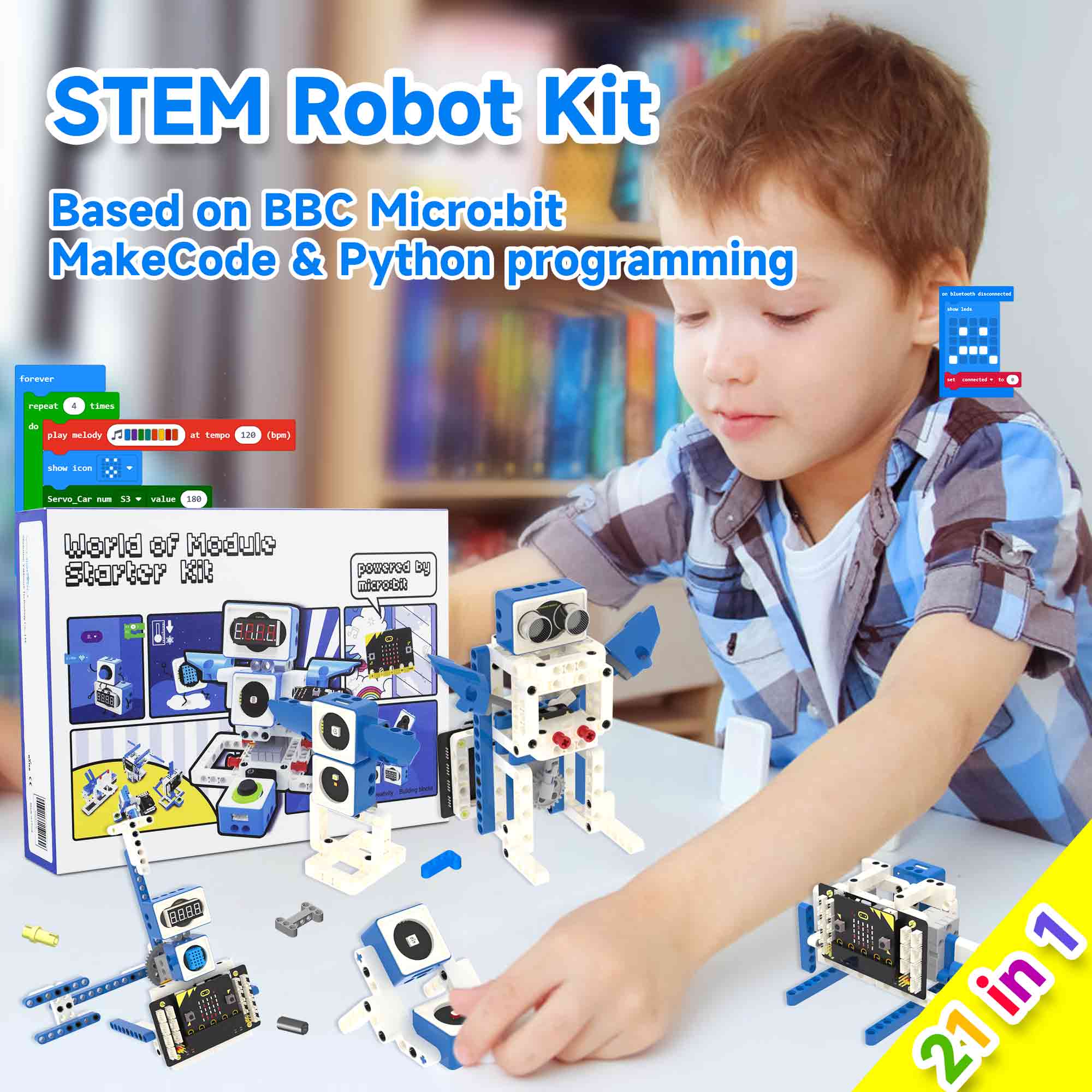 マイクロビットV2スマートロボットカーキット プログラム可能 - Diy Electronics Projects For Kids のレビューと価格