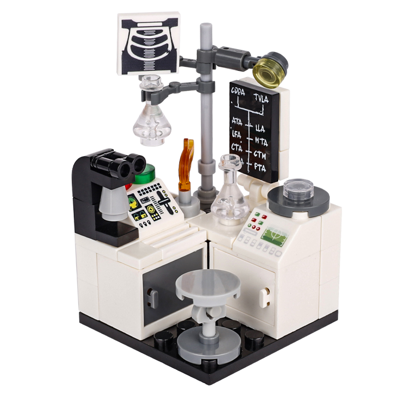 Moc-Cityラボラボビルディングブロックキット、フック、 - Diy Electronics Workbench のレビューと価格