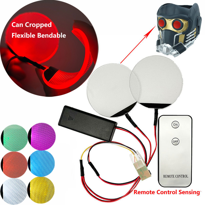 ラウンドリモートコントロールセンシング曲げ可能なコスプレアイ - Diy Halloween Electronics のレビューと価格
