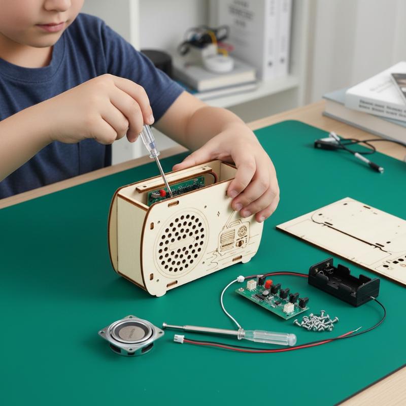 DIY木製FMラジオキット ヴィンテージ組み立て電子工作プロ - Diy Electronics Projects For Kids のレビューと価格
