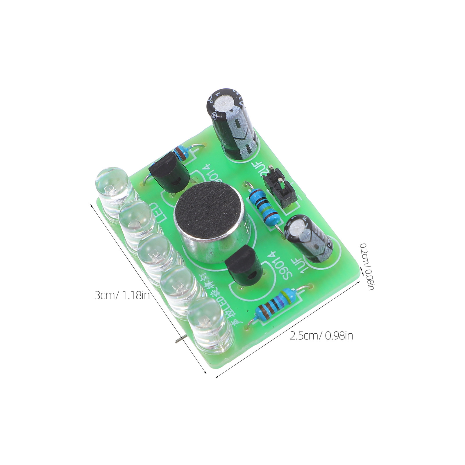 音に反応してメロディーを奏でるライトキット。初心者向けの電子 - Diy Electronics Soldering Kit のレビューと価格