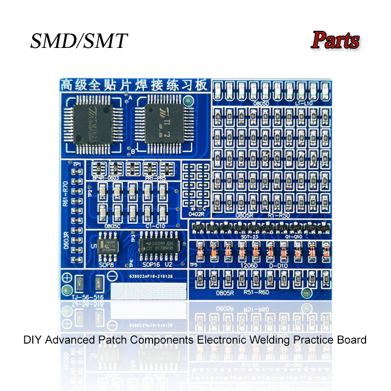 02 パッチコンポーネント電子溶接練習ボードキット SMD/ - Diy Electronics Workbench のレビューと価格