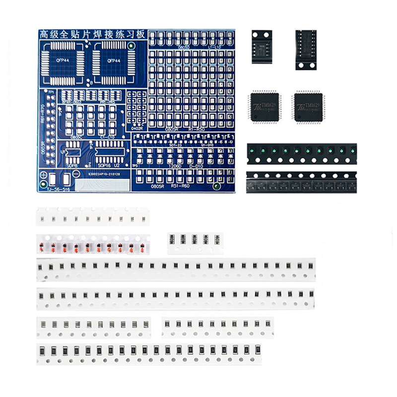 02 パッチコンポーネント電子溶接練習ボードキット SMD/ - Diy Electronics Workbench のレビューと価格