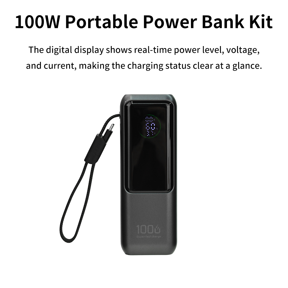 PD 100W急速充電パワーバンクキット 4セル21700バ - Diy Box Electronics Mall のレビューと価格