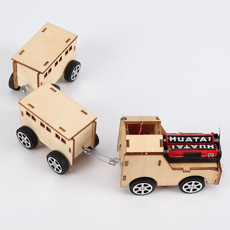 子供のための電気木製列車のおもちゃ,教育科学実験,技術,電子 - Diy Electronics Projects For Kids のレビューと価格