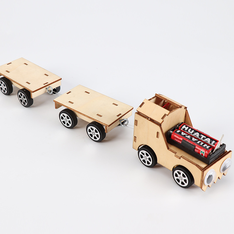 子供のための電気木製列車のおもちゃ,教育科学実験,技術,電子 - Diy Electronics Projects For Kids のレビューと価格