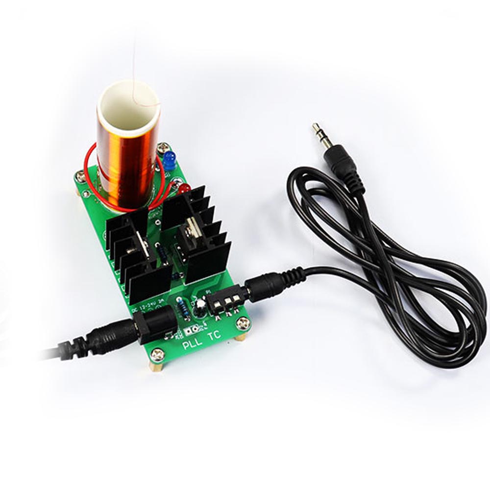 DIY電子テスラコイルキット 18V 2A 3.5mmオーデ - Diy Electronics Soldering Kit のレビューと価格