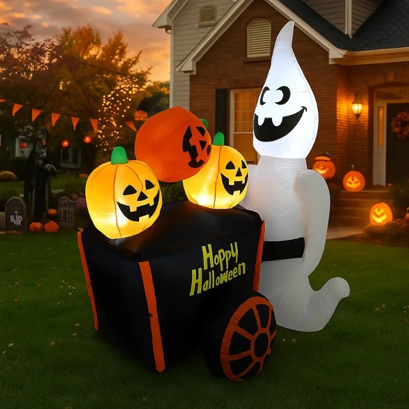 6フィート ハロウィン 屋外 ホリデーデコレーション インフ - Diy Halloween Electronics のレビューと価格