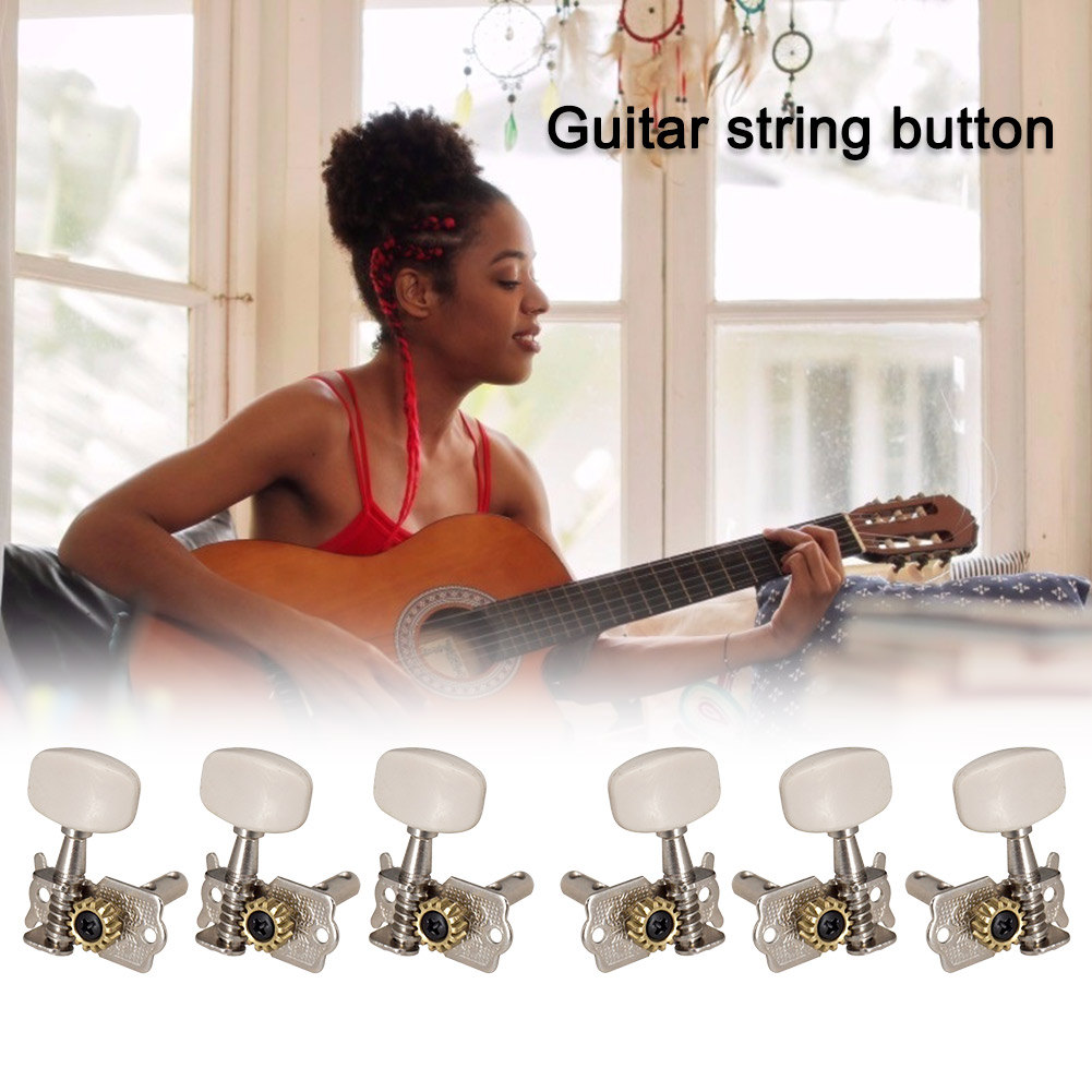 6個アコースティックギター3L 3Rオープンストリングボタン - Diy Guitar Electronics のレビューと価格
