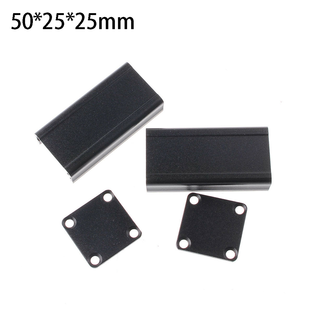 電子プロジェクト用ブラックアルミニウムボックス、5個、diy - Diy Box Electronics Mall のレビューと価格