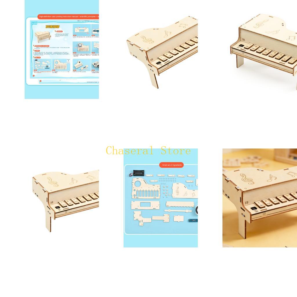 E7CE 教室科学およびメーカー使用のための木製ミニピアノ  - Diy Electronics Projects For Kids のレビューと価格