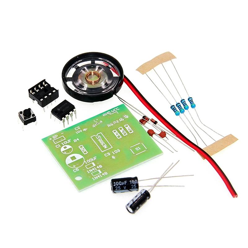 プロ仕様のNE555ドアベルDIYキット - デュアルトーン - Diy Electronics Soldering Kit のレビューと価格
