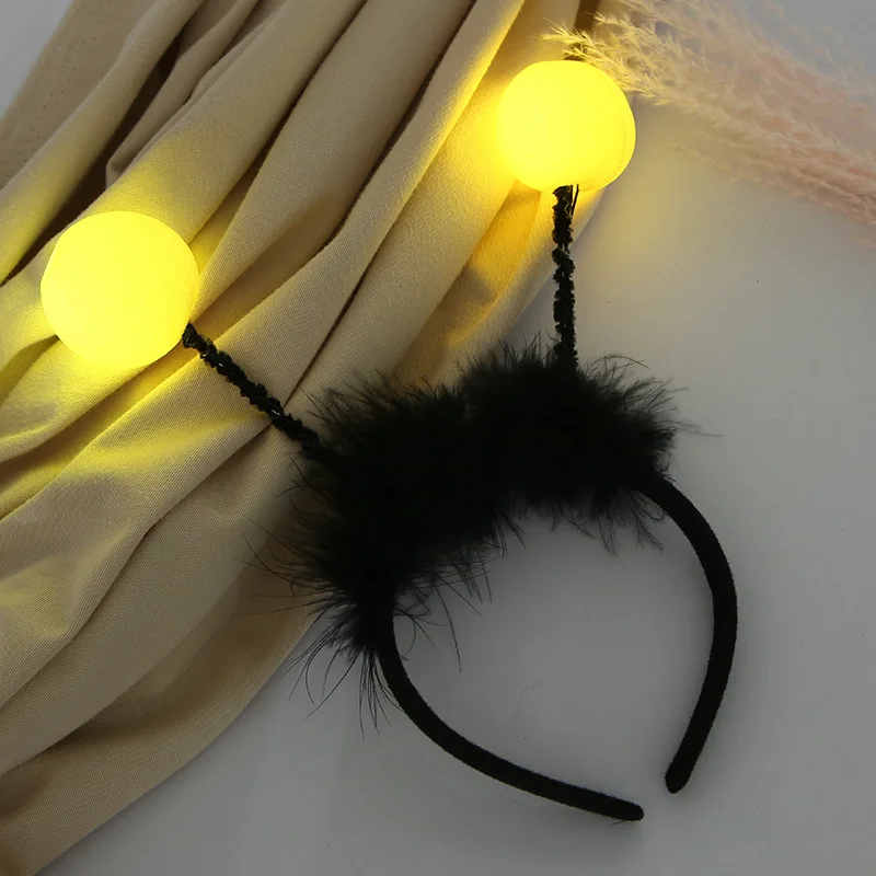 女性、羽、蜂、アンテナ、ボール、点滅、誕生日パーティー、パフ - Diy Halloween Electronics のレビューと価格