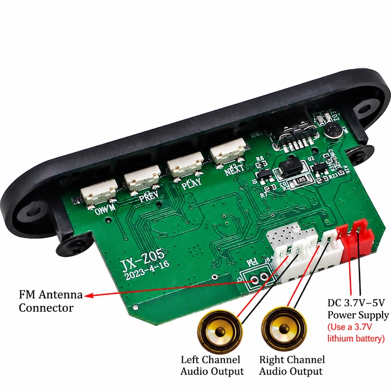 Bluetoothモジュール、スピーカーアンプ基板、PCBA - Diy Electronics Wire のレビューと価格