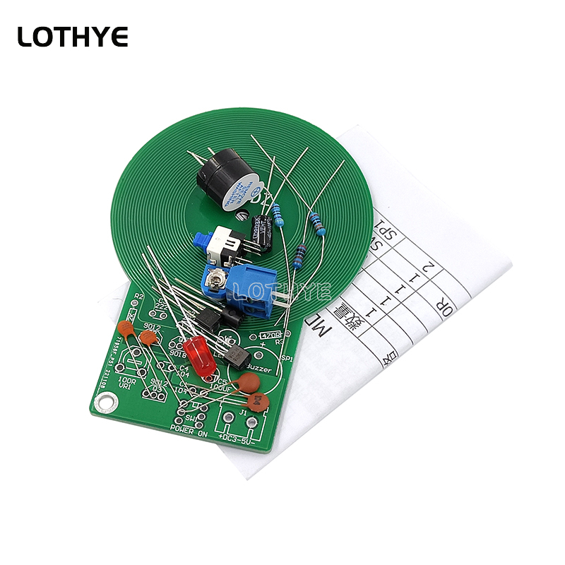 電圧変換キット,金属探知機,3〜5V,60mm非接触センサー - Diy Electronics Soldering Kit のレビューと価格