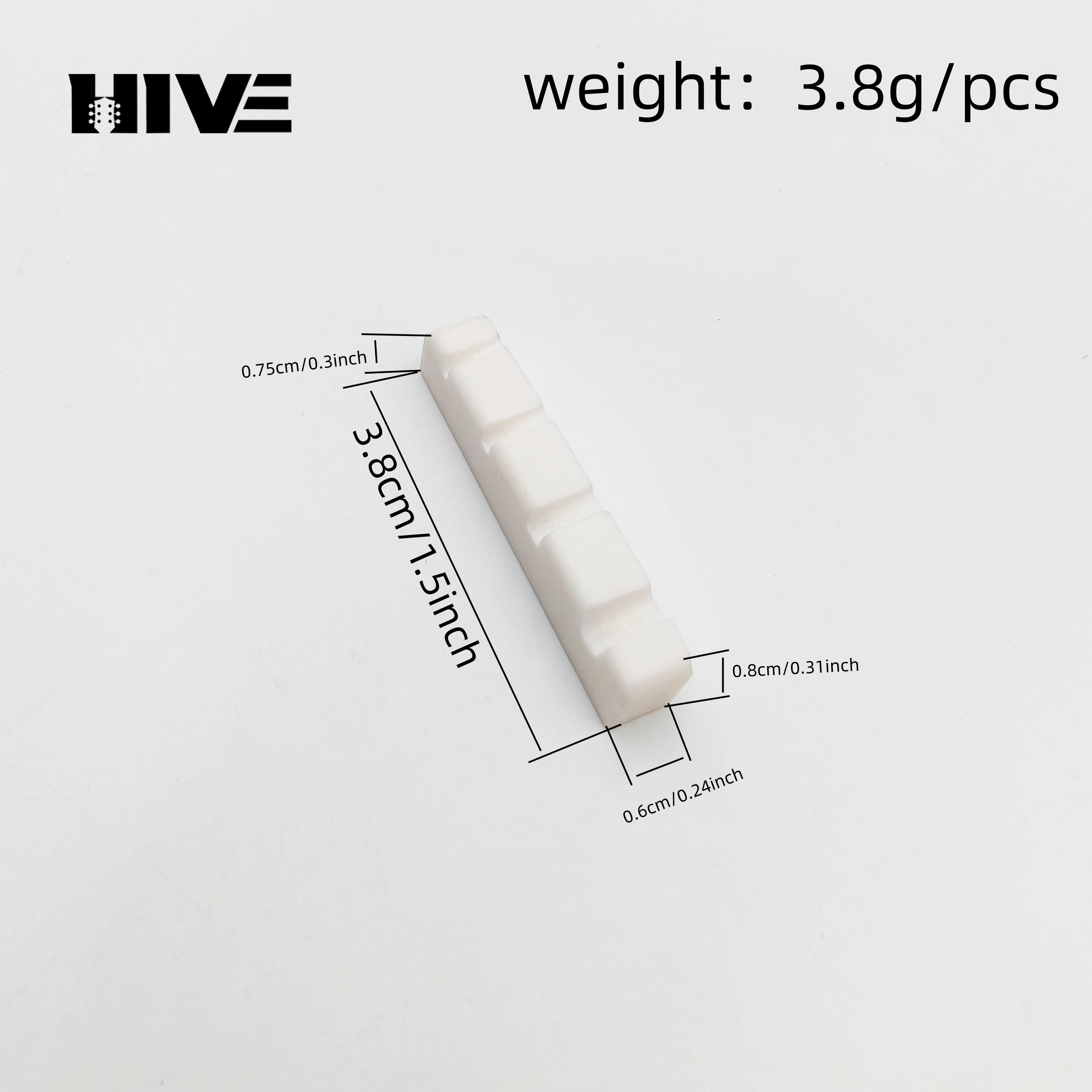 卸売厚みのあるタイプのエレキベースナット牛骨38MM/42M - Diy Guitar Electronics のレビューと価格