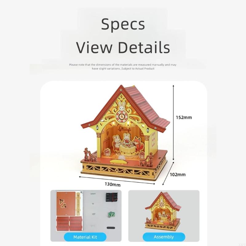 XXFE 電子コテージアセンブリハウスモデル、センサーライト - Diy Electronics Projects For Kids のレビューと価格