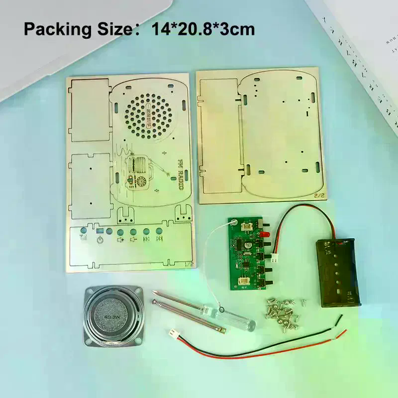 /Cna/DIY 木製 FM ラジオキット ヴィンテージ組み - Diy Electronics Projects For Kids のレビューと価格