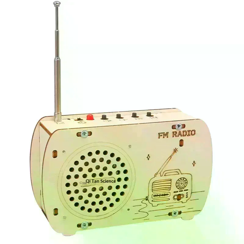 /Cna/DIY 木製 FM ラジオキット ヴィンテージ組み - Diy Electronics Projects For Kids のレビューと価格