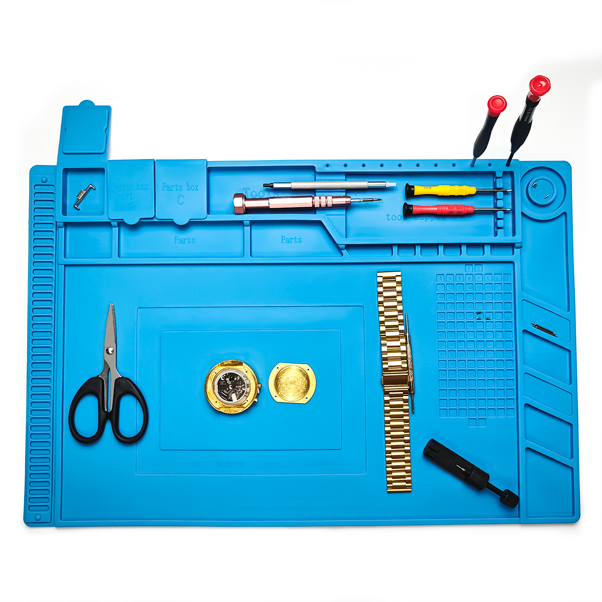 デジタル機器修理用シリコン作業台、携帯電話修理用断熱パッド、 - Diy Electronics Workbench のレビューと価格